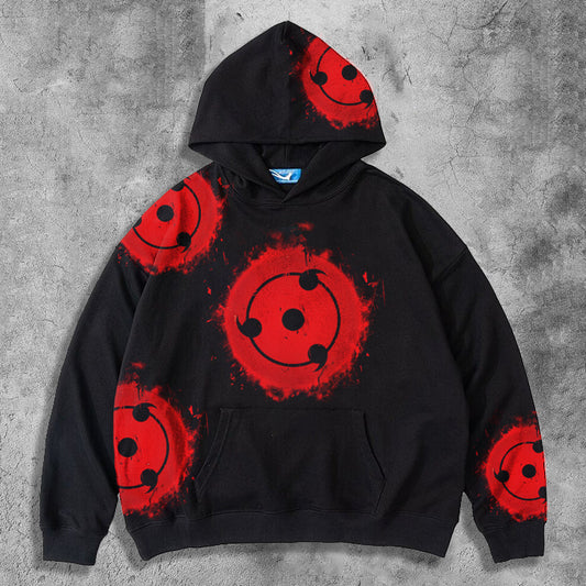 Anime Naruto Pattern Hoodie