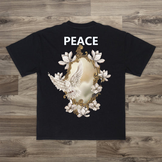 Peace Art Graphic Casual T-Shirt