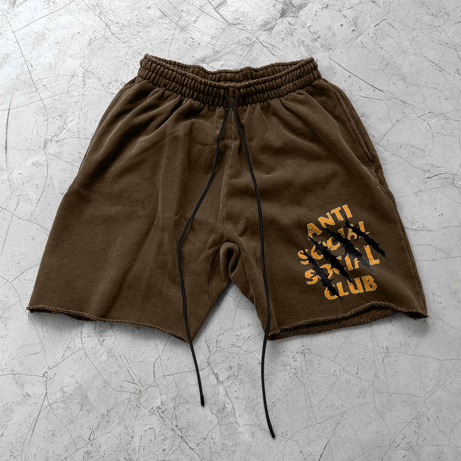 Tide brand retro casual loose shorts