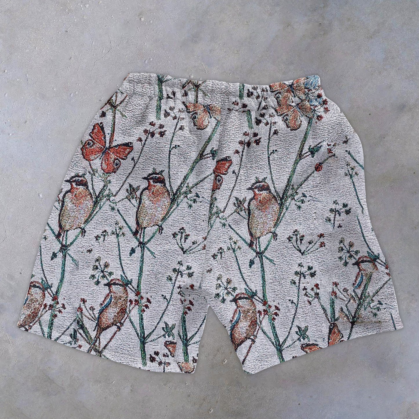 Fashion Retro Print Casual Shorts