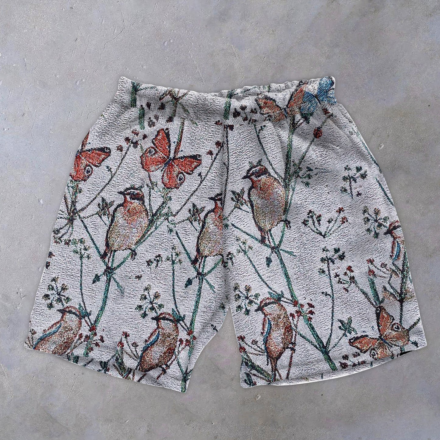 Fashion Retro Print Casual Shorts