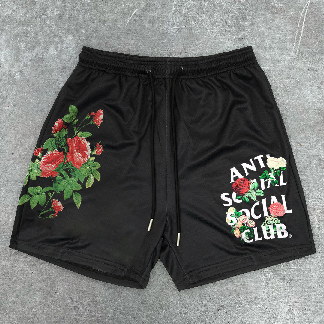 Red Rose Tide Street Shorts