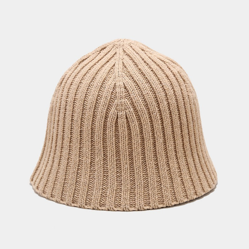 Warm knitted bucket hat fashion wool bucket hat