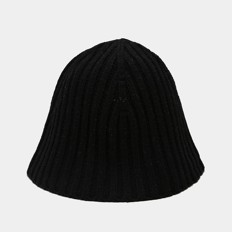 Warm knitted bucket hat fashion wool bucket hat