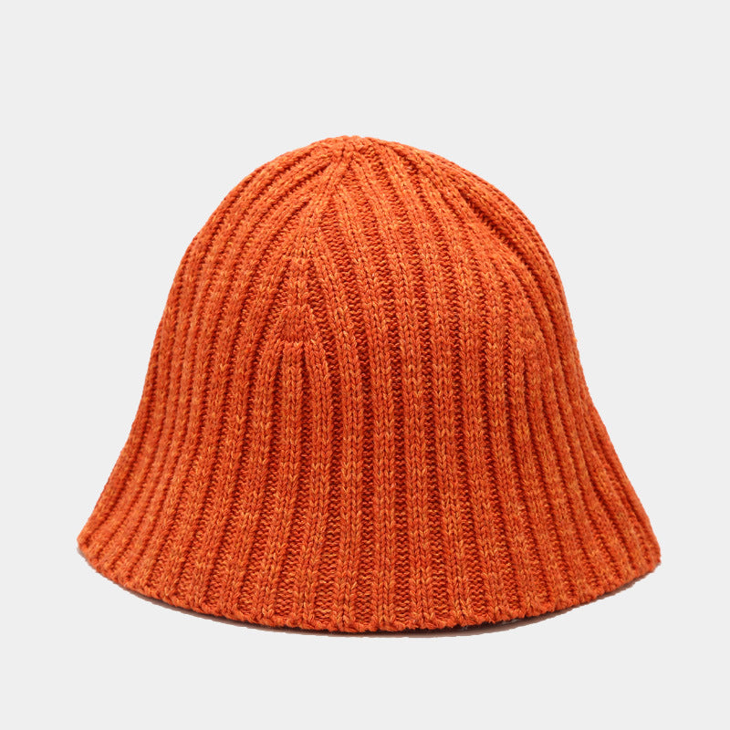 Warm knitted bucket hat fashion wool bucket hat