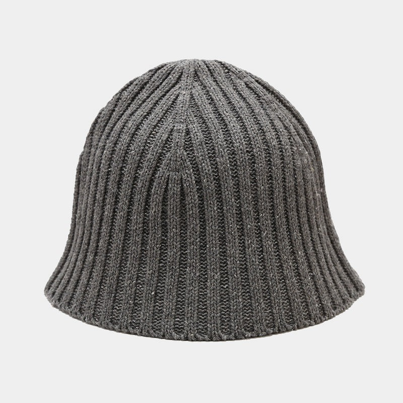 Warm knitted bucket hat fashion wool bucket hat