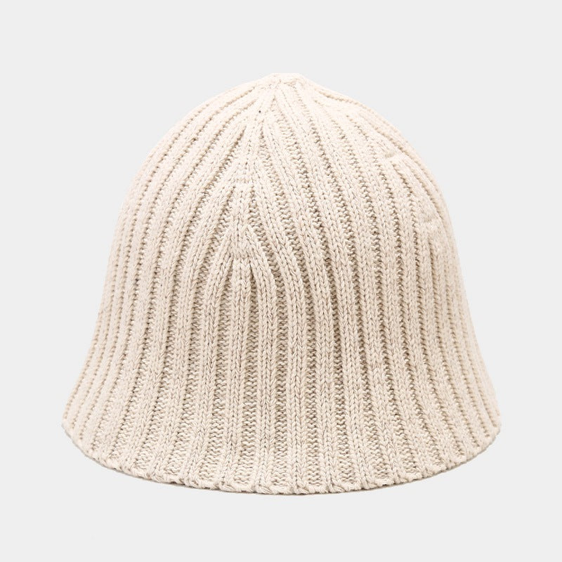 Warm knitted bucket hat fashion wool bucket hat