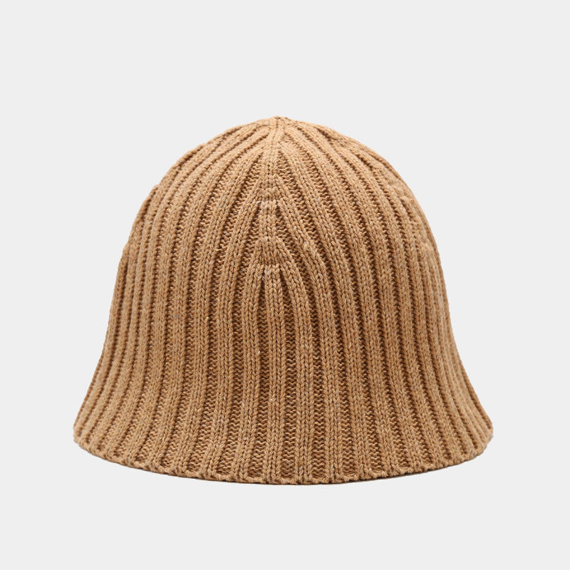 Warm knitted bucket hat fashion wool bucket hat