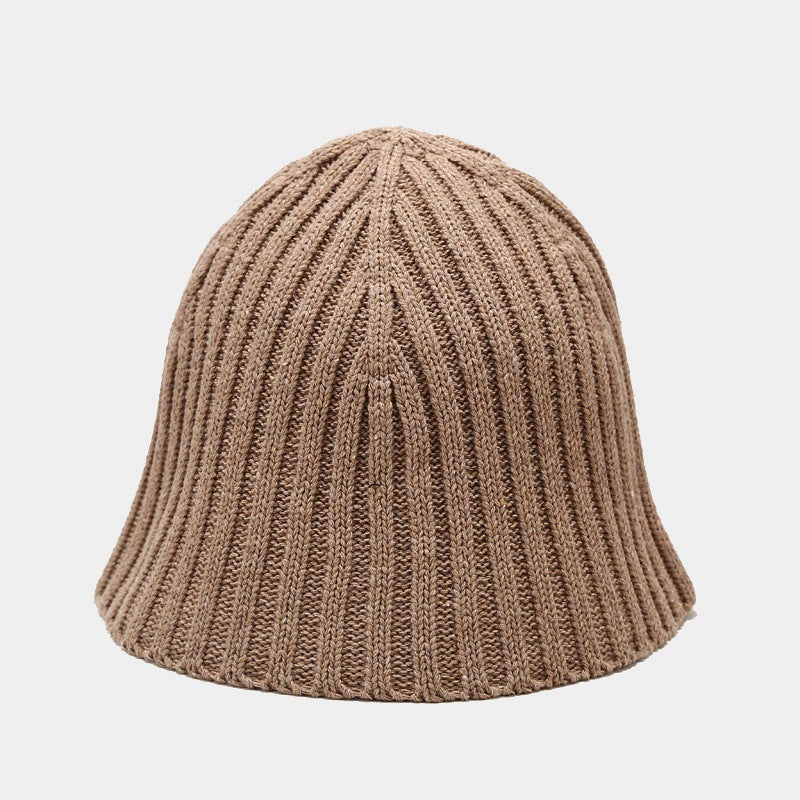 Warm knitted bucket hat fashion wool bucket hat