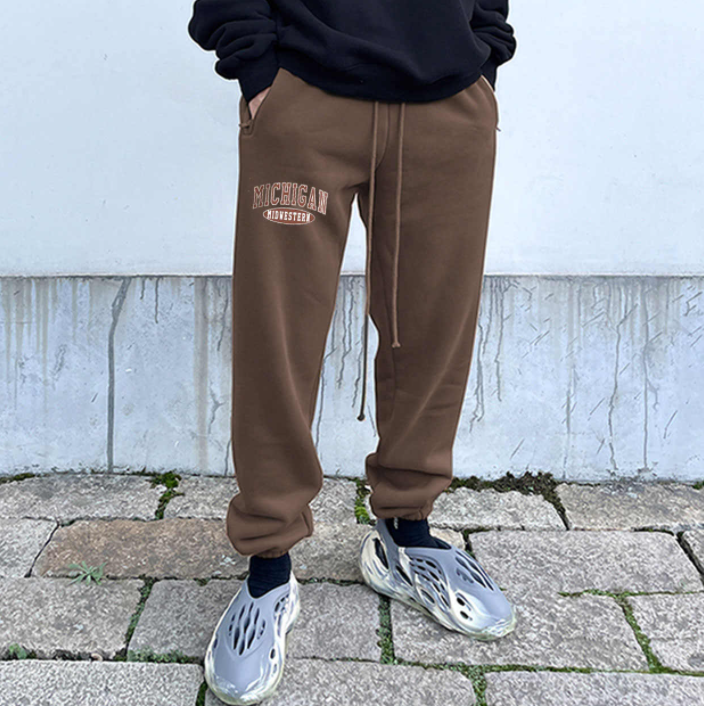 graphic-print sweatpants