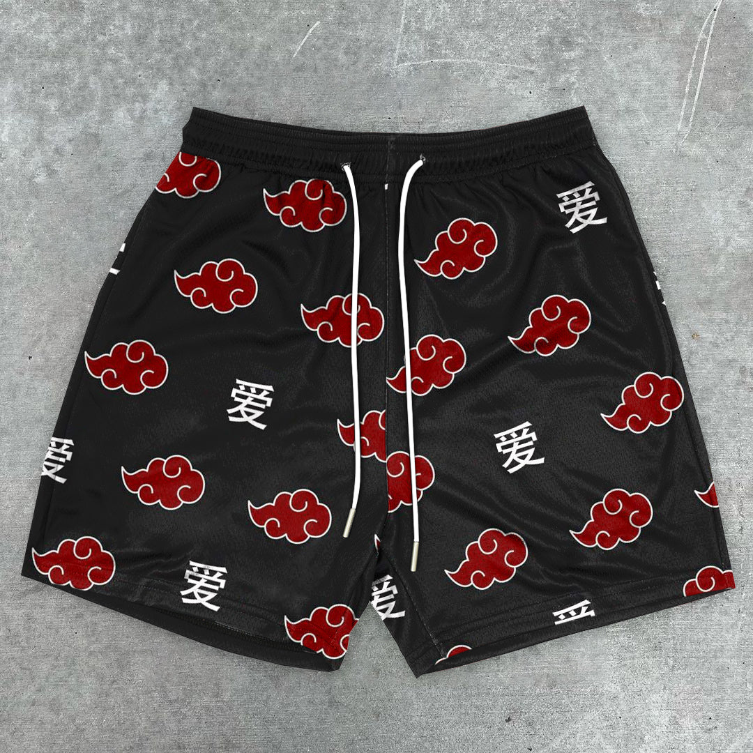 Retro Naruto Street Shorts