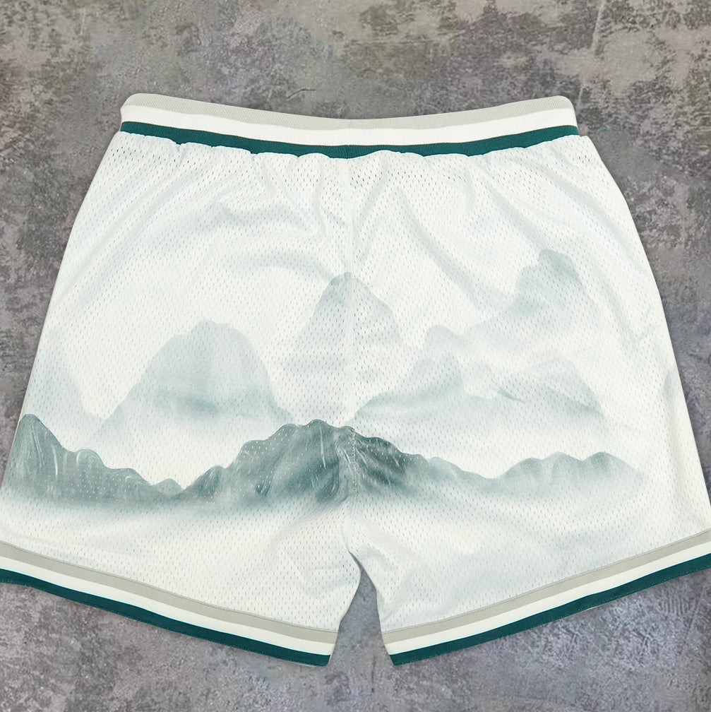 Fashion Art Casual Mesh Shorts