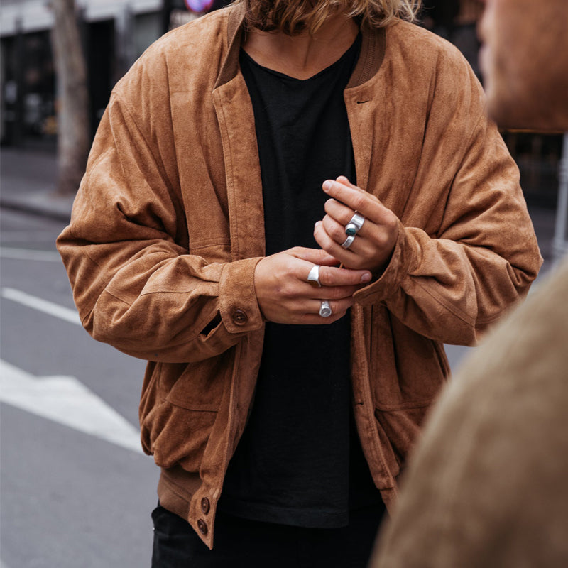 Vintage Western Style Suede Coat