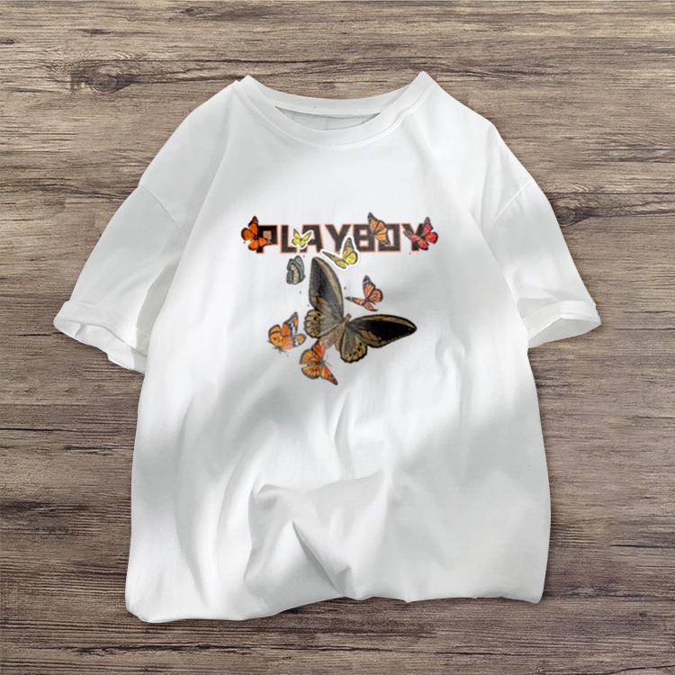 Trendy Butterfly Street Style Short Sleeve T-shirt