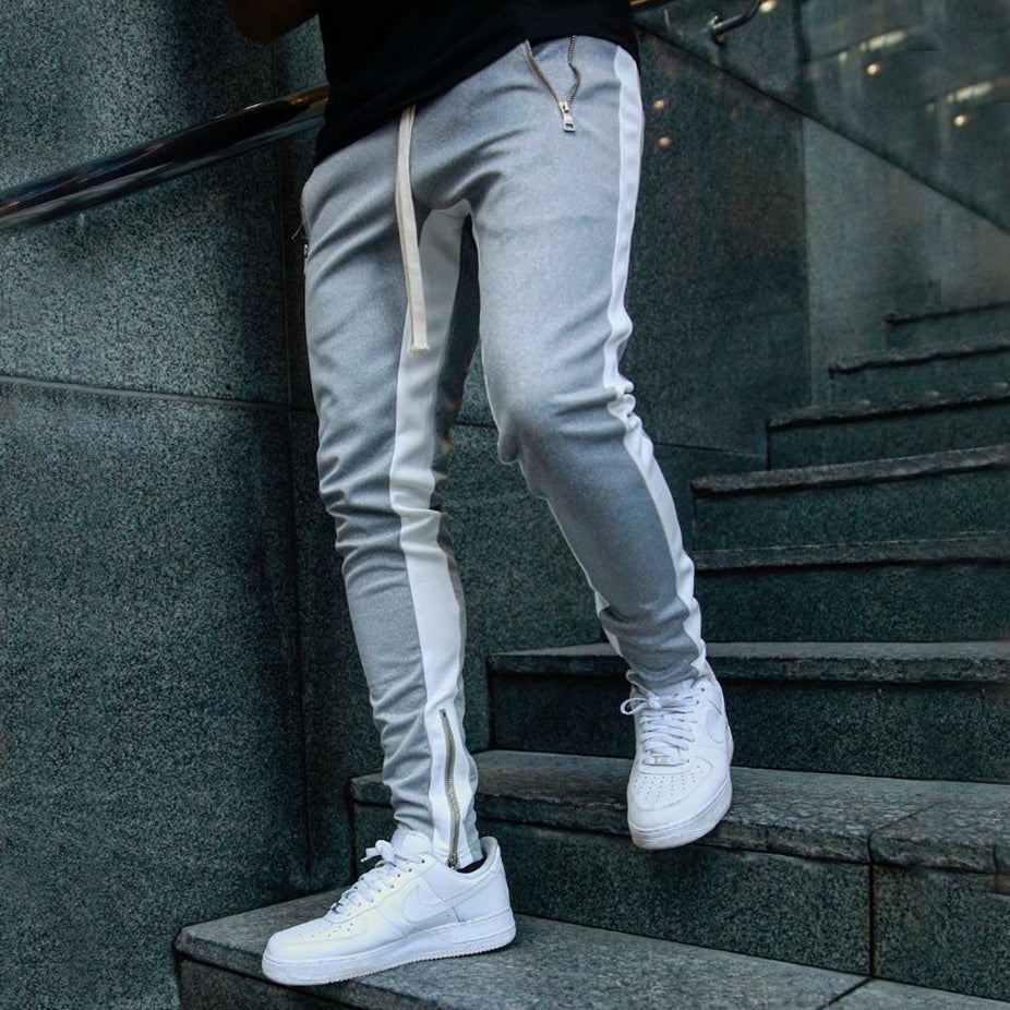 Fashion trend outdoor sports leisure zipper pants