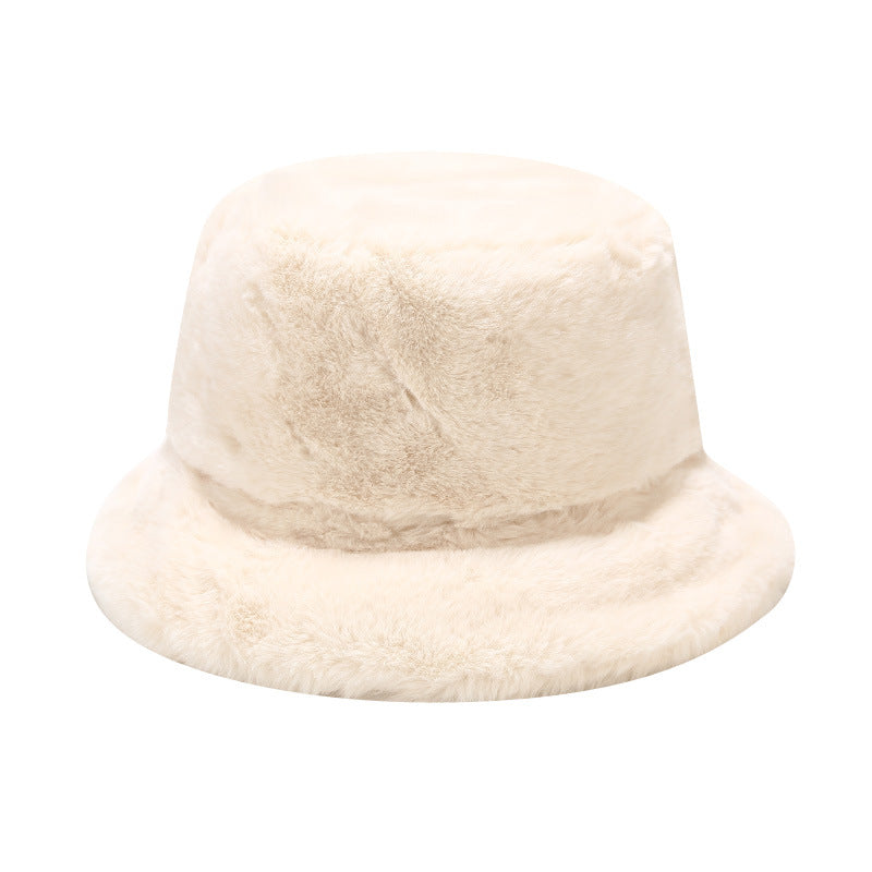 Retro simple fisherman hat all-match warm fashion basin hat