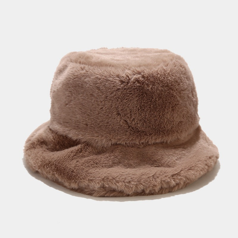 Retro simple fisherman hat all-match warm fashion basin hat