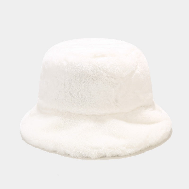 Retro simple fisherman hat all-match warm fashion basin hat