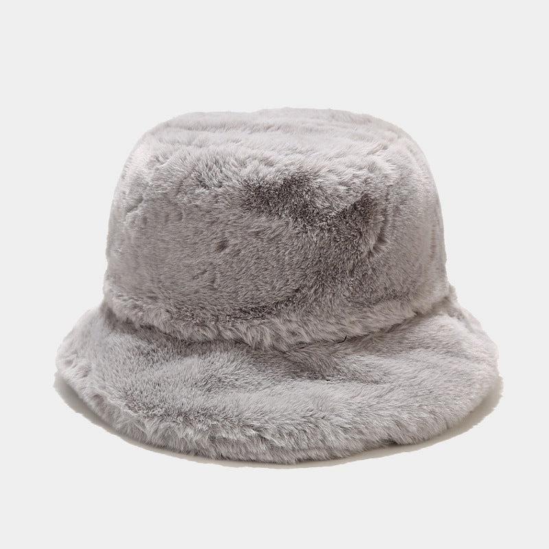 Retro simple fisherman hat all-match warm fashion basin hat