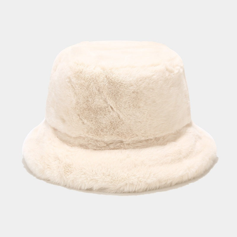 Retro simple fisherman hat all-match warm fashion basin hat