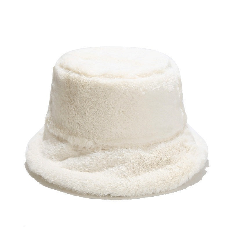 Retro simple fisherman hat all-match warm fashion basin hat