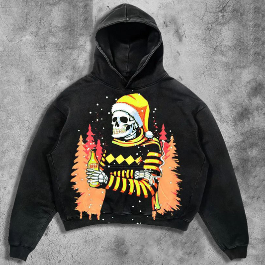 Skull Christmas Hoodie