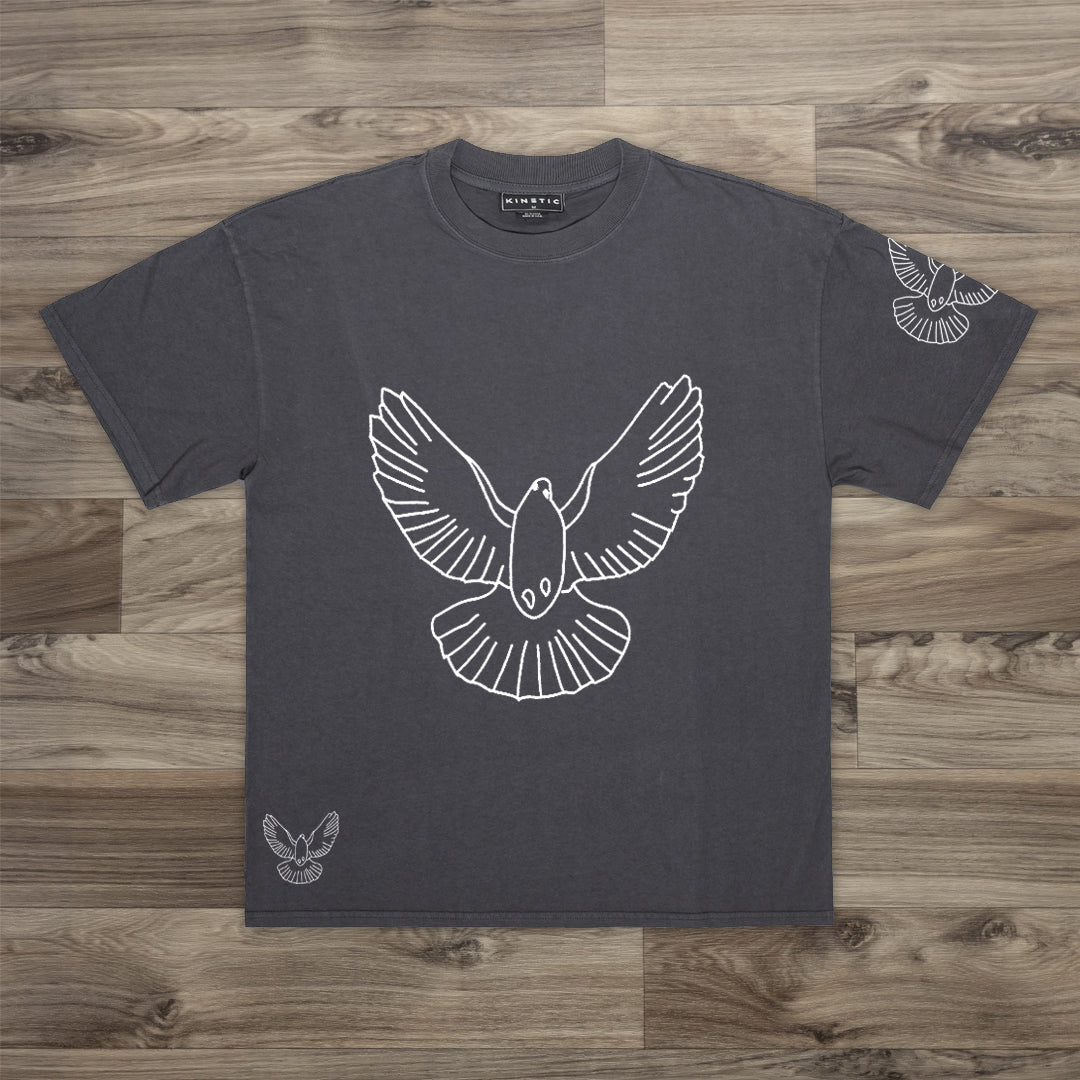 Dove Vintage Peace Print Short Sleeve T-Shirt