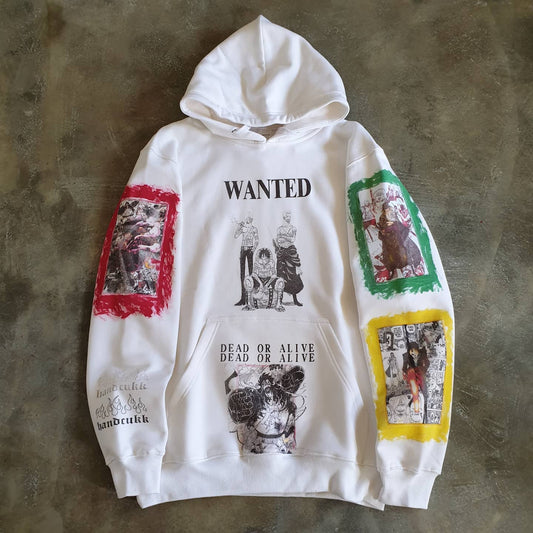 Casual Fashion Academy Style Anime Print Hoodie