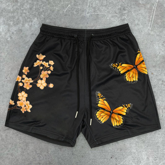 Butterfly Vintage Art Print Lounge Shorts