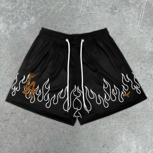 Trend Flame Los Angeles Fashion Shorts