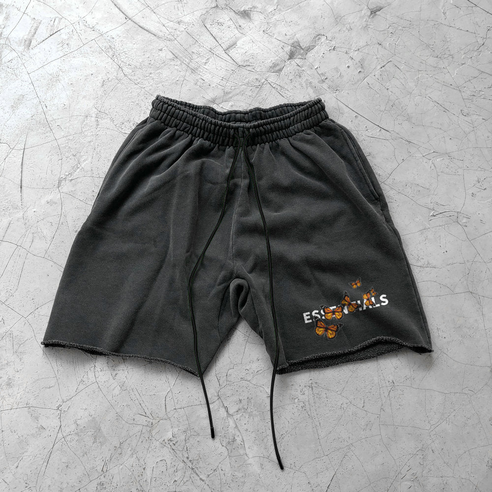 Tide brand casual retro street loose shorts