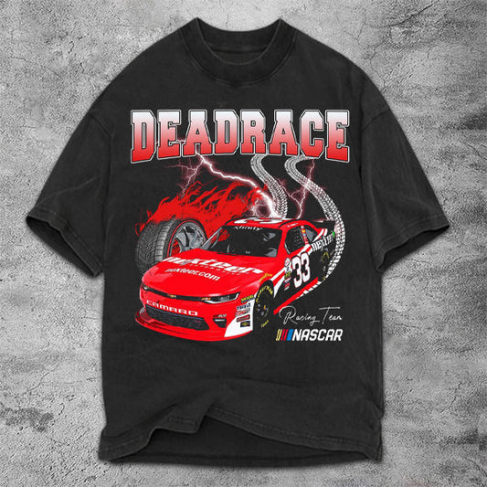 Racing Graphic Print Short Sleeve T-Shirt