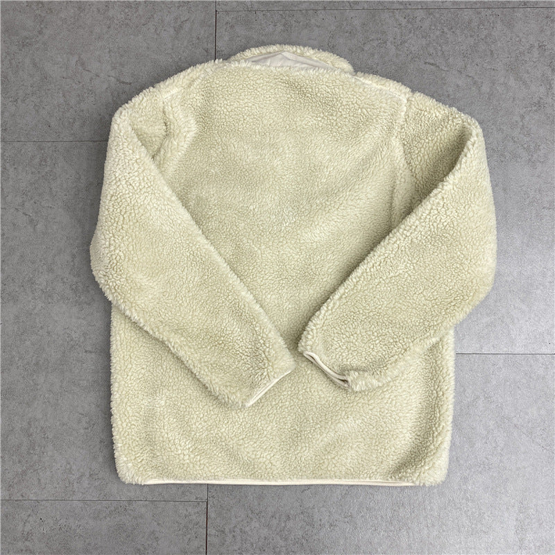 Fleece Long Sleeve Stand Collar Thermal Fleece Jackets