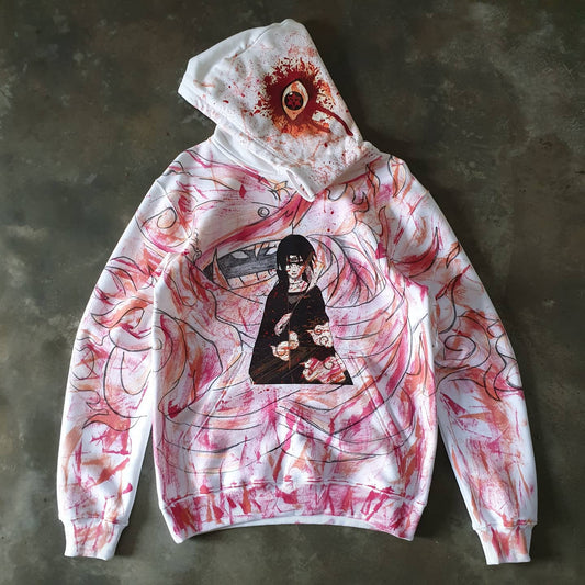 Fashion Academy Style Anime Print Hoodie