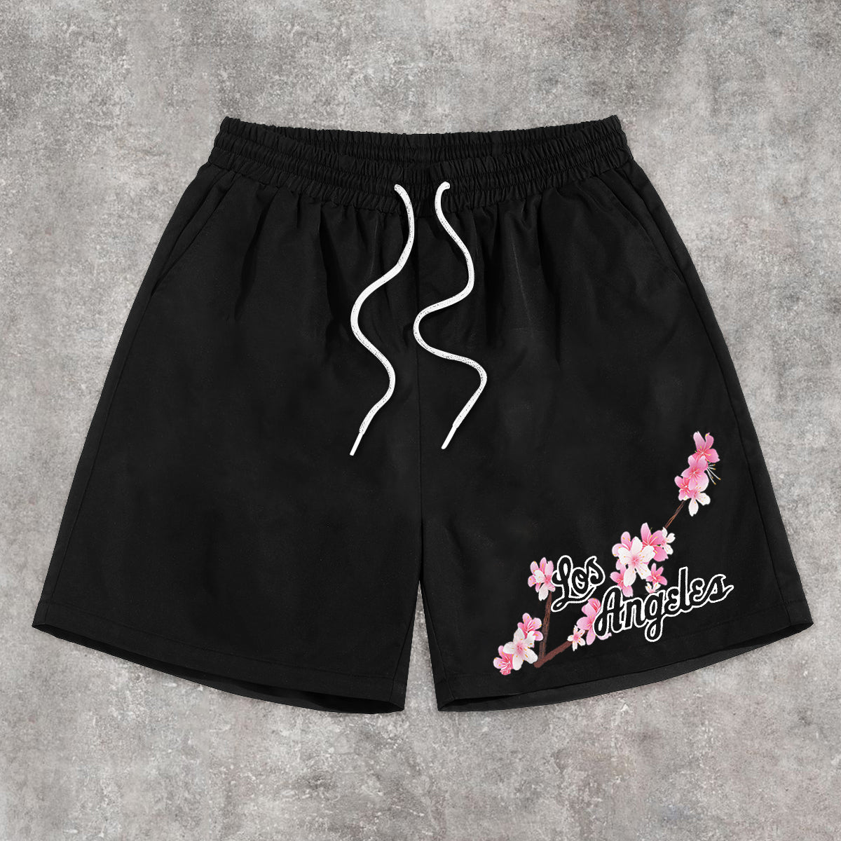 Cherry Blossom LA Print Shorts