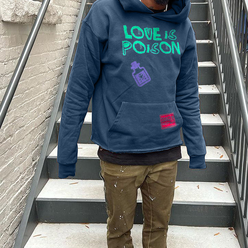 Love Is Poison Graphic Hoodie